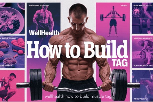 wellhealth how to build muscle tag