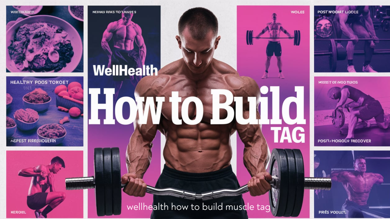 wellhealth how to build muscle tag